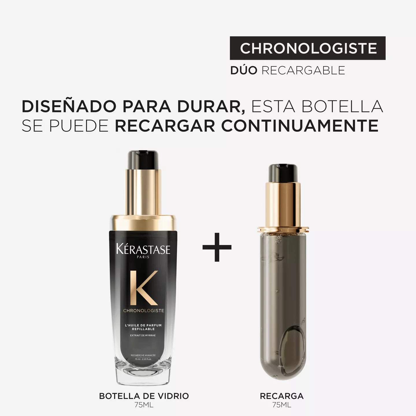 PERFUME CAPILAR REVITALIZANTE EN ACEITE RECARGABLE