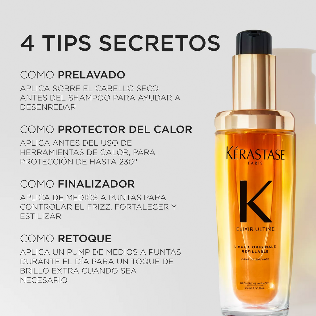 ACEITE ELIXIR ULTIME L’HUILE ORIGINAL RECARGABLE