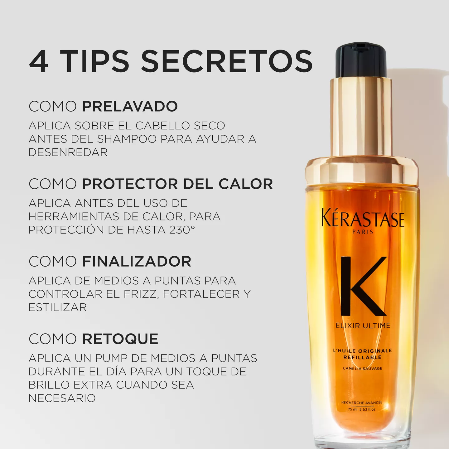 ACEITE ELIXIR ULTIME L’HUILE ORIGINAL RECARGABLE