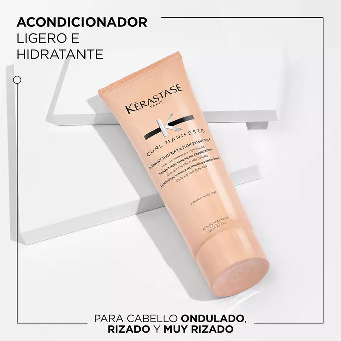 Acondicionador para Cabello Rizado Fondant Hydratation Essentielle 250ml
