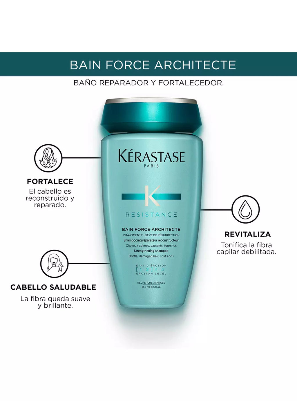 Shampoo Resistance Bain Force Architecte